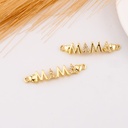 Enlace MAMA con zirconias baño 18k