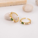 Anillo Ajustable con perla baño 18k