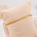 Pulsera fina calidad premiun con zirconias baño 18k