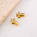 Separador cruz con micropave baño 18k
