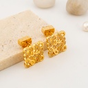 Aretes stud con zirconias baño 18k