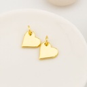 Dije corazon 10mm baño 18k