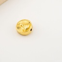 Separador redondo religioso Virgen de Suyapa baño 18k   10 mm