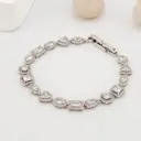 Pulsera calidad AAA con zirconias baño 18k