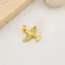 Dije de ave con micropave y baño 18k