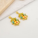 Dije religioso de la Virgen baño 18k