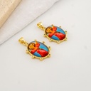 Dije religioso Santo Niño de Atocha baño 18k