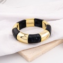 Pulsera elastica en tendencia baño 18k
