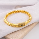 Brazalete elegante marca baño 18k