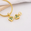 charm de corazon y baño 18k