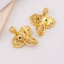 Dije ELEFANTE micropave y baño 18k