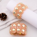 Pulsera elastica  baño 18k