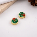 Separador navideño esmaltado baño 18k