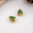 Separador navideño arbol  baño 18k