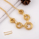 Collar en tendencia baño 18k