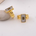 Anillo ajustable baño 18k