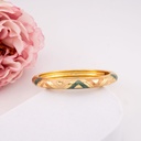 Brazalete esmaltado baño 18k