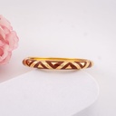 Brazalete esmaltado baño 18k