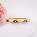 Brazalete esmaltado baño 18k