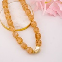 Collar CHUNKY acrilico baño 18k