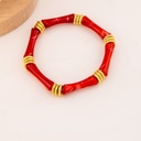 Pulsera elastica baño 18k