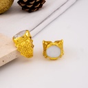 Anillo de perla barroca engastado en goldfilled