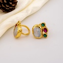 Anillo de barrocas engastados en goldfilled con zirconias