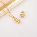 Dije de Angel con zirconias baño 18k