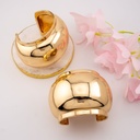 Brazalete CHUNKY solido baño 18k