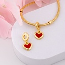 Charm corazon baño 18k