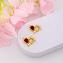 Enlace corazon baño 18k