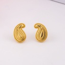 Aretes stud de GOTA baño 18k
