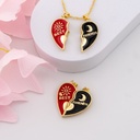 Set de dijes BEST FRIENDS esmaltado baño 18k