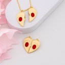 Set de dijes esmaltado baño 18k