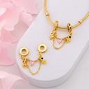 Charm pareja baño 18k