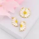 Set dijes margarita con iman baño 18k