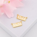 Dije 11:11 esmaltado baño 18k