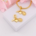 Charm religioso baño 18k