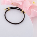 Pulsera de cuero estilo pandora (CAFE)