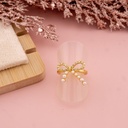 Anillo ajustable de chongo baño 18k