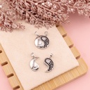 Set dijes YING YANG con iman baño 18k