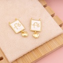 Escapulario FE con colgante baño 18k