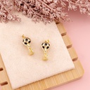 Dije copa con mensaje ¨WE ARE THE CHAMPIONS¨ baño 18k