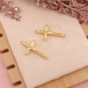 Enlace cruz baño 18k