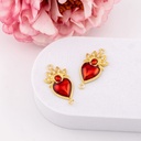 Enlace de corazon baño 18k