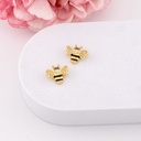 Separador abejita con zirconias baño 18k