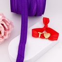 Cinta elastica para pulseras por yarda violeta