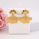 Aretes colgantes en acero inoxidable