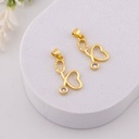 Dije de estetoscopio baño 18k