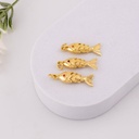 Dije de pez con baño 18k